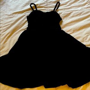 Black over the knee dress